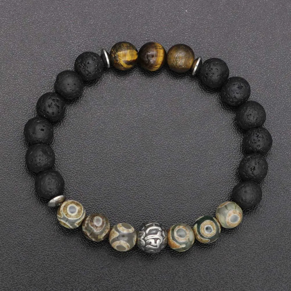 Stainless Steel Naural Stone Bracelet