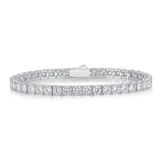 Moissanite Tennis Bracelet 925 Sterling Silver