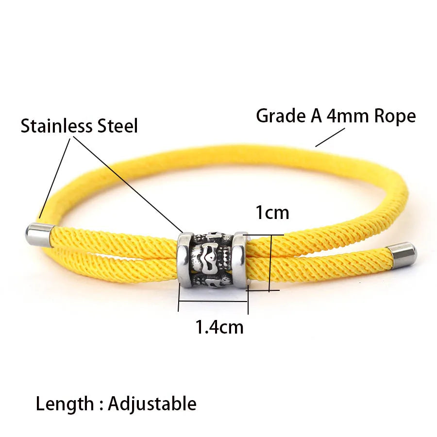 Stainless Steel 4mm Rope Bracelet