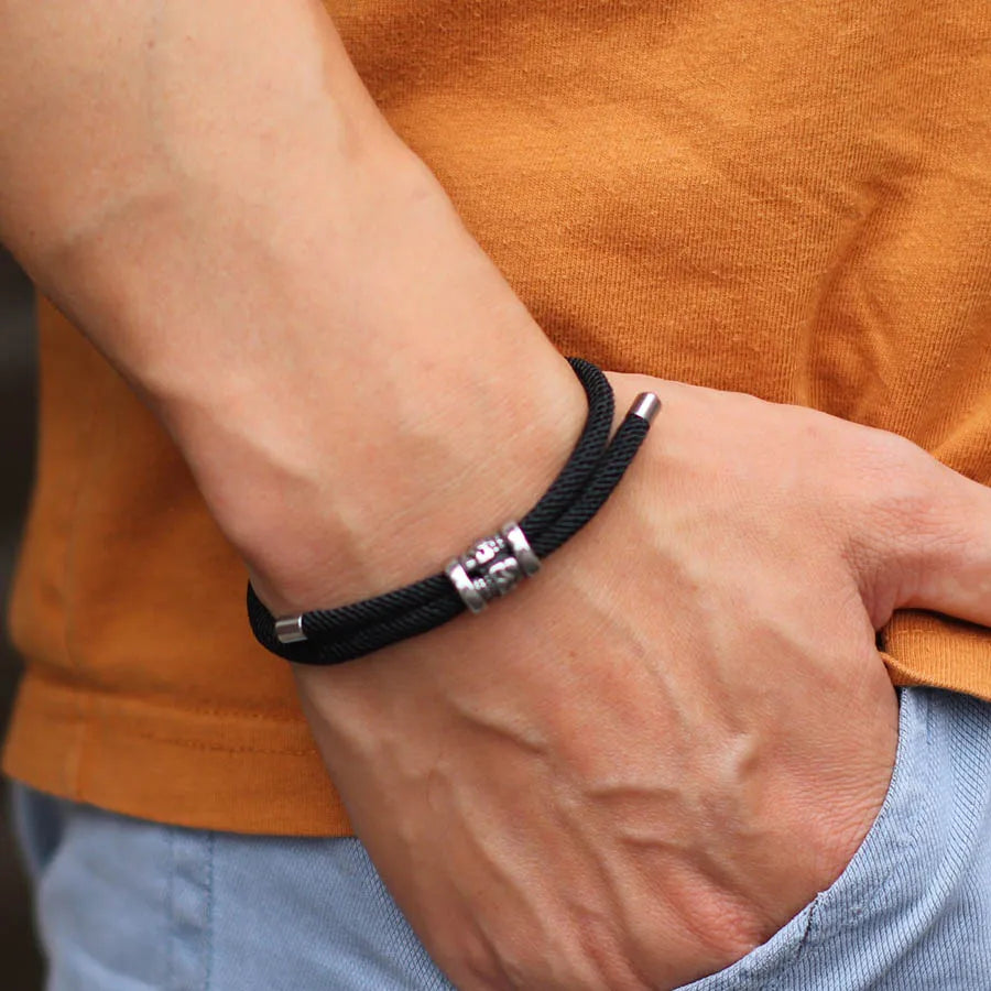 Stainless Steel 4mm Rope Bracelet
