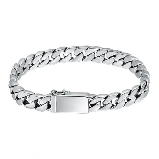 Cuban Link Bracelet – 925 Sterling Silver